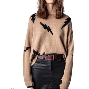 Zadig and Voltaire Markus Flash Cashmere Pullover